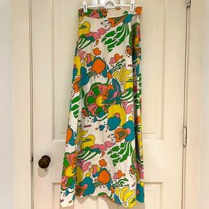 EXTREMELY RARE PETER MAX SKIRT (possibly one of a kind??)